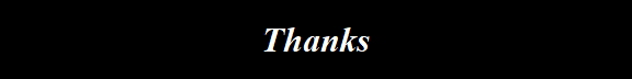 Thanks